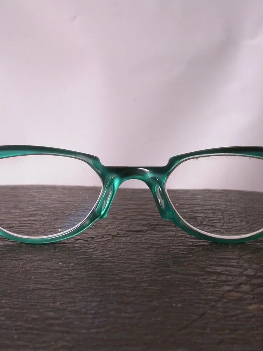 Authentic Anne et Valentin Lunettes Amber Green Eyeglasses Made in France